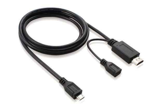 HDTV кабель MHL 4KHDTV adapter 3242 1,8 метра Micro USB 11 pin (коробка)